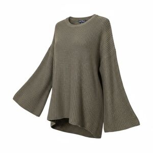 Elegant Olive Knit Sweater